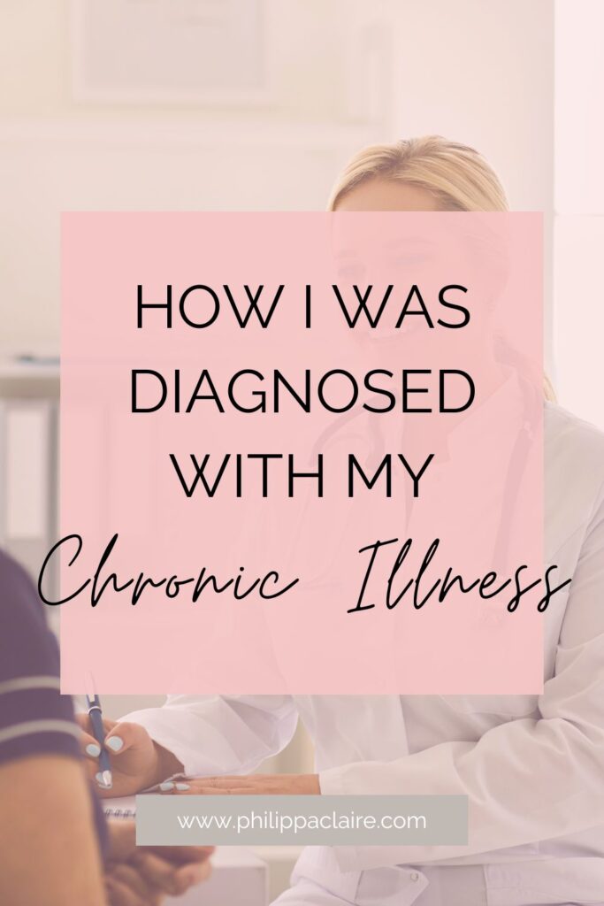 Pinterest Pin - my journey to being diagnosed with Myalgic Encephalomyelitis